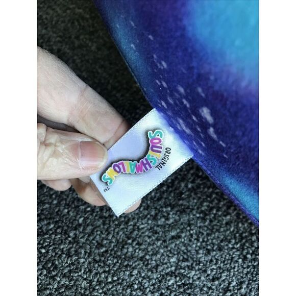 NEW Squishmallows Kellytoy 18" Piaxa The Alien Plush Toy Purple Blue Pink Silver - Picture 6 of 9